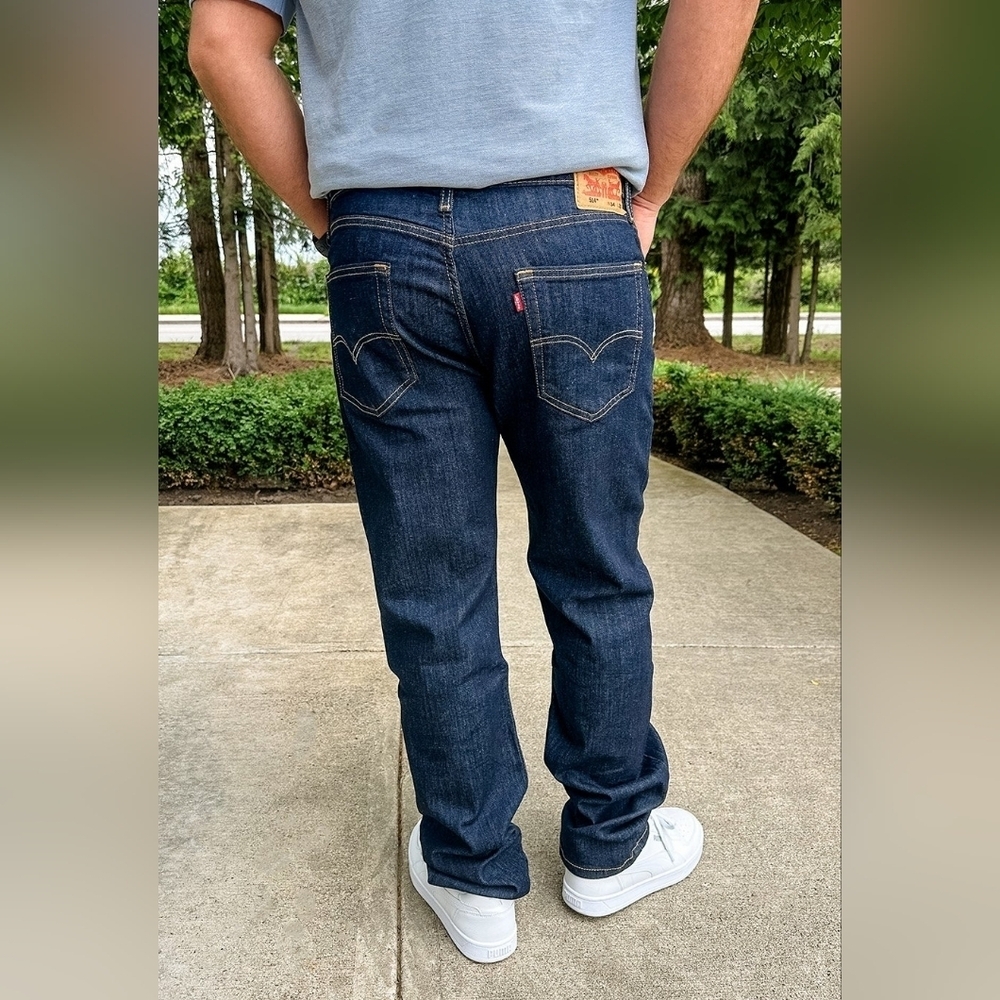 Levi's Men's Classic Blue Straight Jeans, Size 30x32